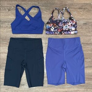 GUC Lululemon Matching Blue/Purple Bundle. Size 6